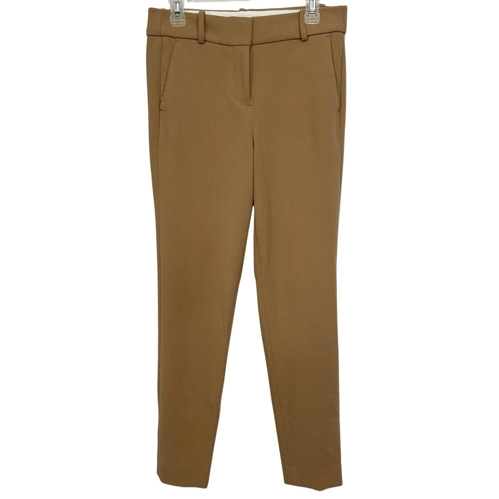 J. Crew Tall Cameron Slim Cropped Pant Four Season Stretch Tan G9062 Size 4T - Picture 4 of 12